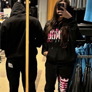 Sweat pants and hoodie sets